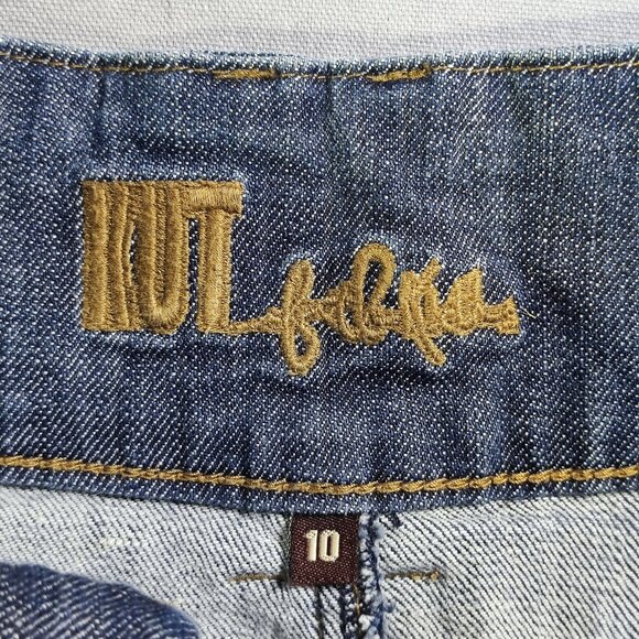 KUT from the Kloth jean pencil skirt women's size 10 denim blue - Picture 6 of 14